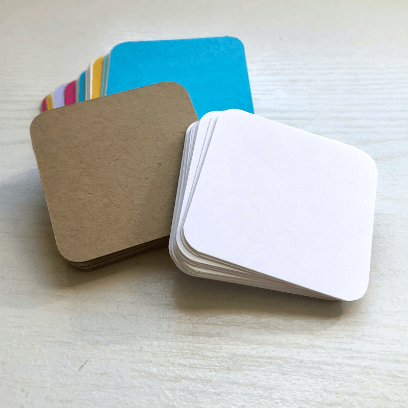 Mini Square Patterned Envelopes and Note Cards - Stones + Paper