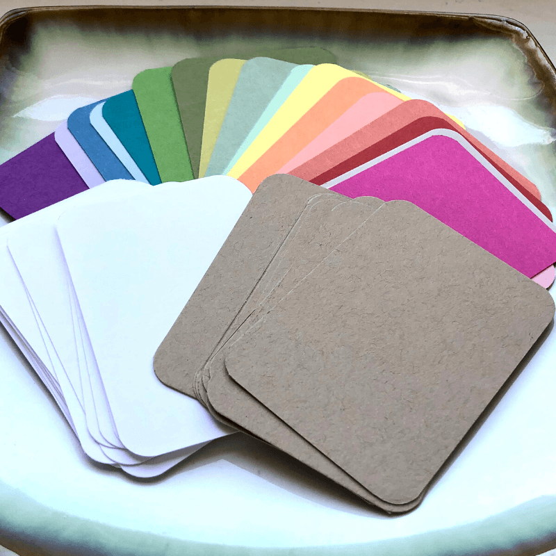 Rectangle Mini Envelopes and Note Cards - Stones + Paper