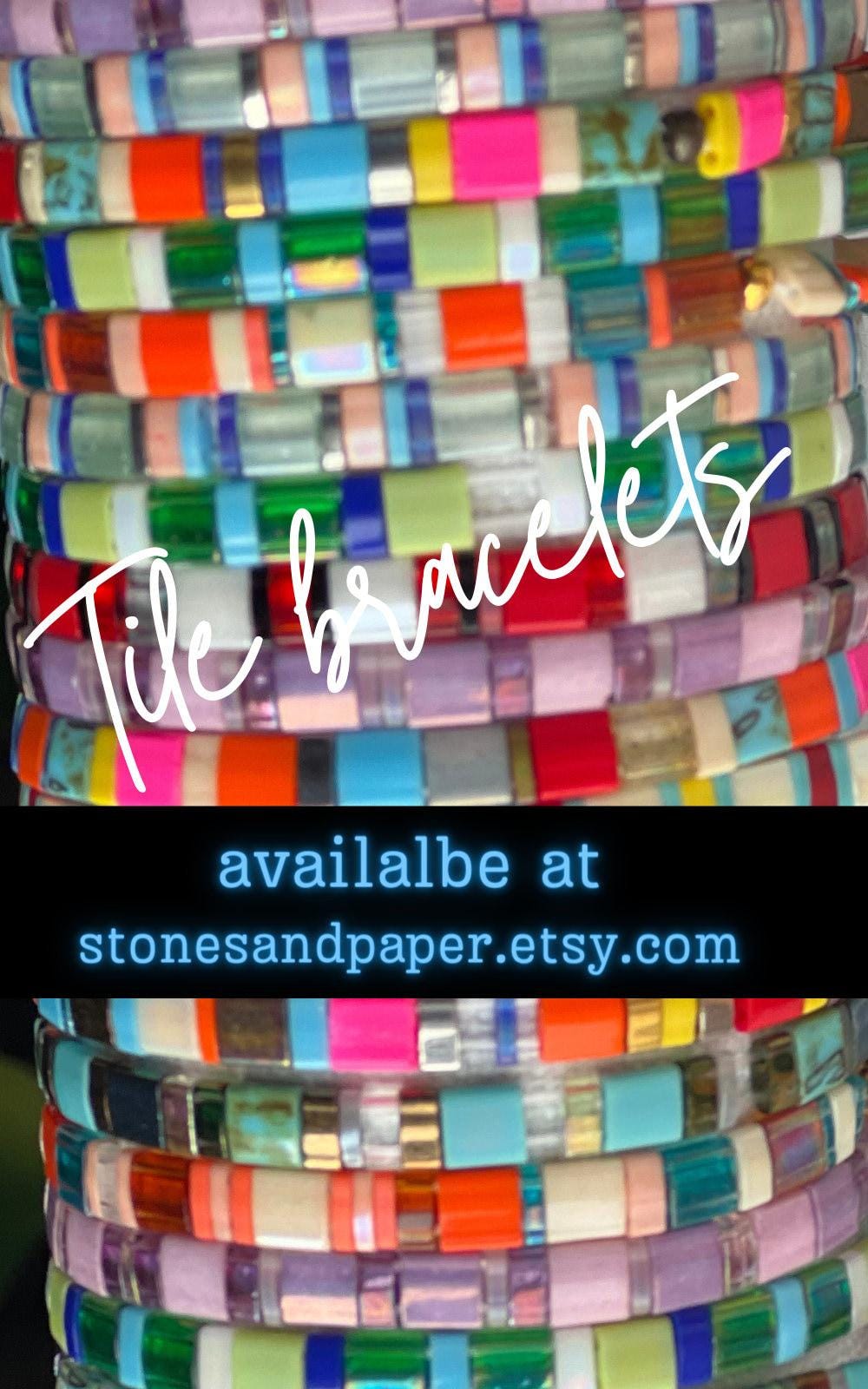 Handmade Bead Bracelet – Colorful Glass Beads in Coastal Wrap Style