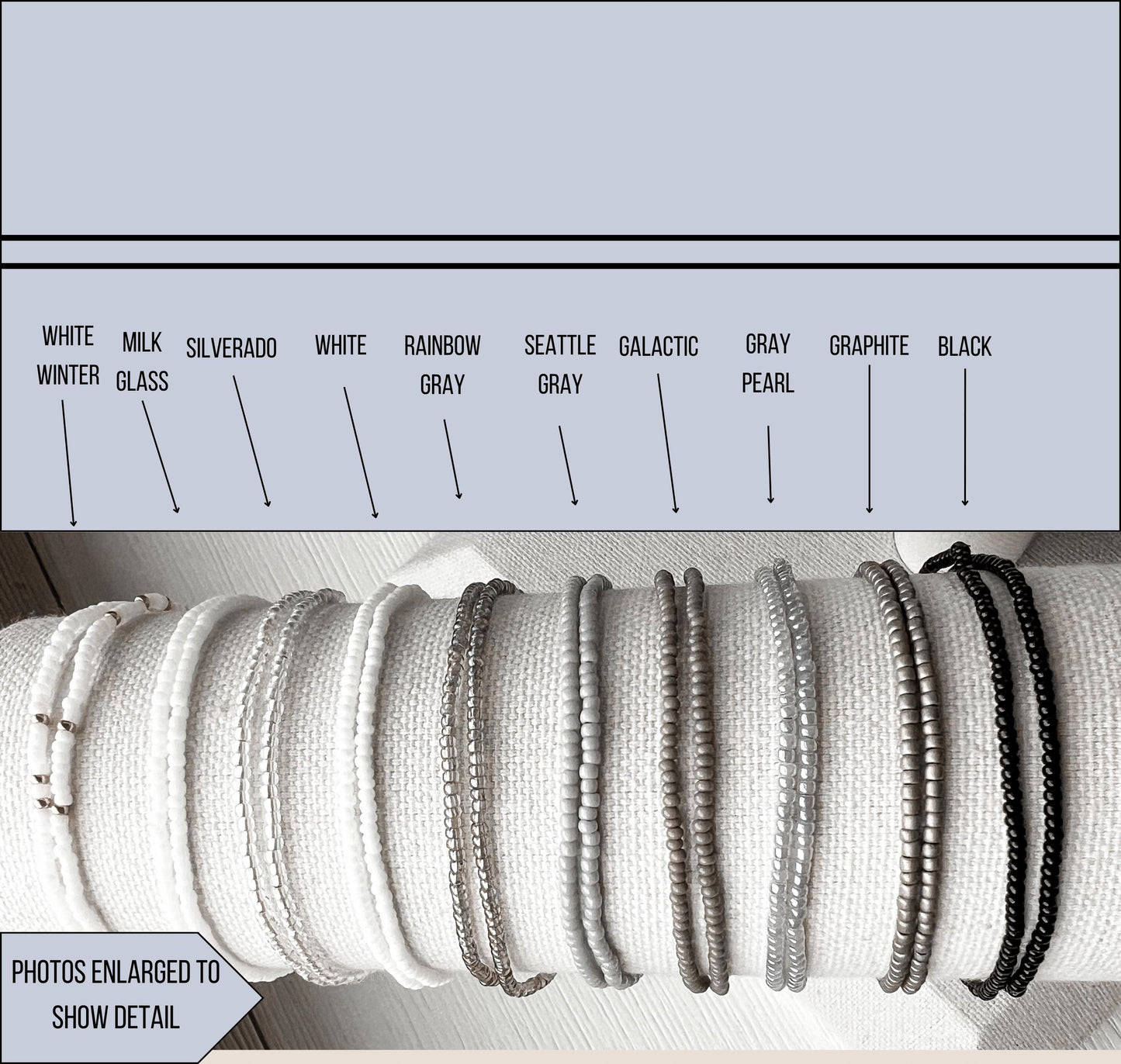 Neutral Beaded Bracelet Set Handmade Seed Bead Design Boho Stackable Jewelry Stretch Bracelet Collection Minimalist Arm Stack Everyday Wear Essential Dainty Glass Beads Versatile Layering Pieces Mix And Match Jewelry Unisex Accessory Gift