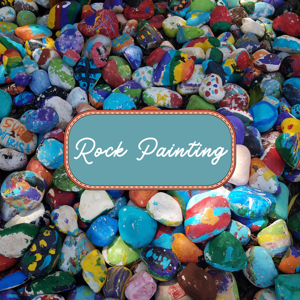 Rock Painting Session - Saturday May 23 - Stones + Paper