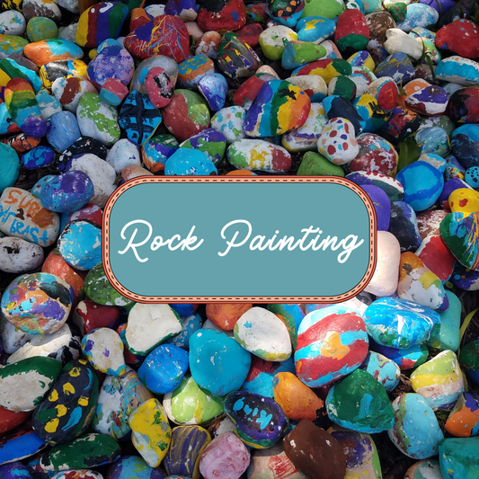Rock Painting Session - Saturday May 23 - Stones + Paper