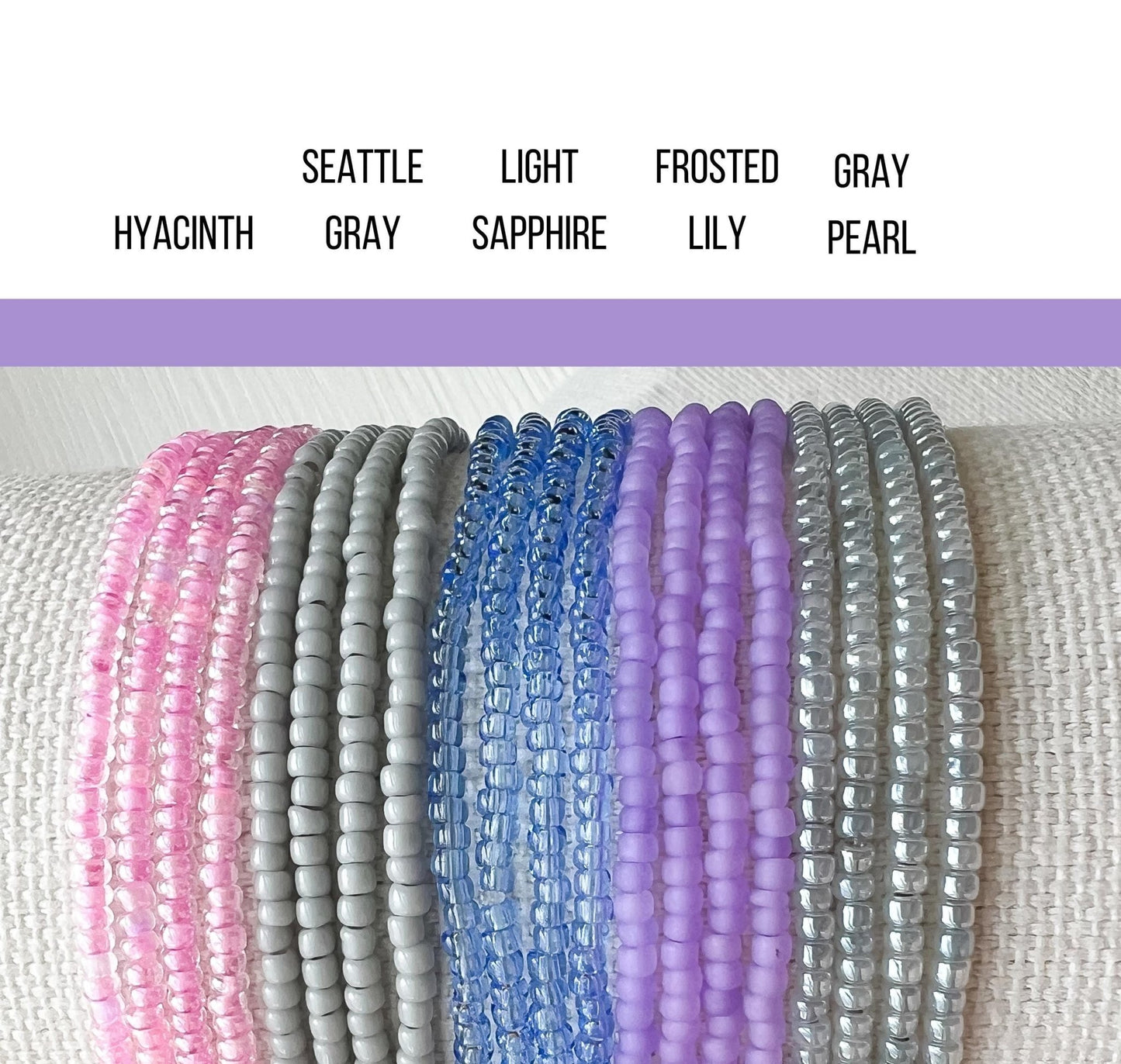 Tiny Bead Bracelet Set – Matching Friendship Gift for Sorority Sisters - Stones + Paper