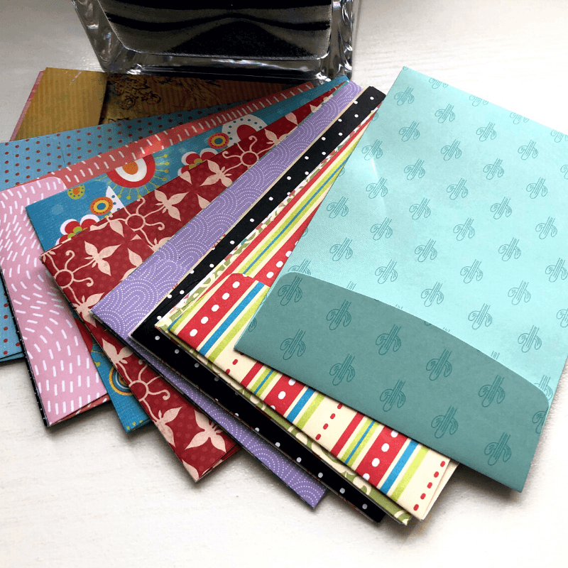 Patterned Envelopes and Note Cards 5x3 - Stones + Paper