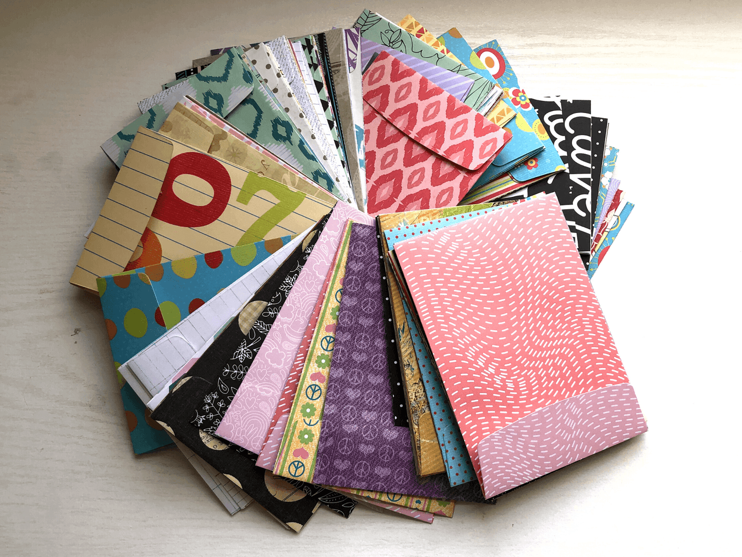 Patterned Envelopes and Note Cards 5x3 - Stones + Paper