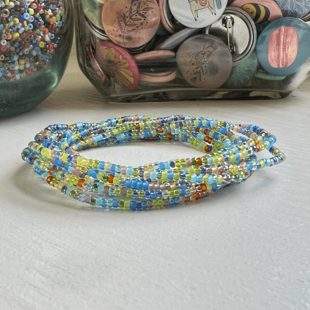 Wildflower Seed Bead Bracelets - Stones + Paper